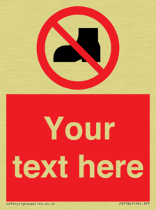 Custom No outdoor footwear